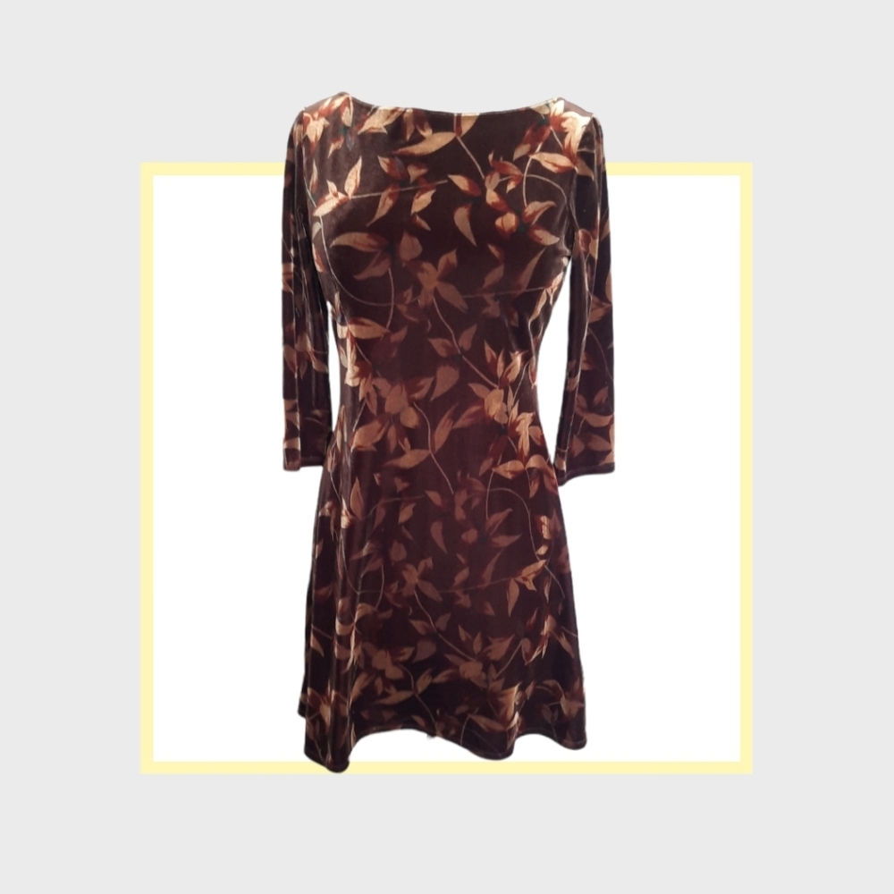 Laundry by Shelli Segal Velvet Dress size large